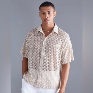 Short sleeve boohoo man shirt